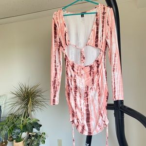 Unique Open Front Bodycon Dress